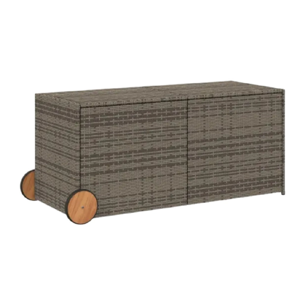 Buffet de rangement pour cuisine en panneaux de bois et tissu - 90 x 40 x 45